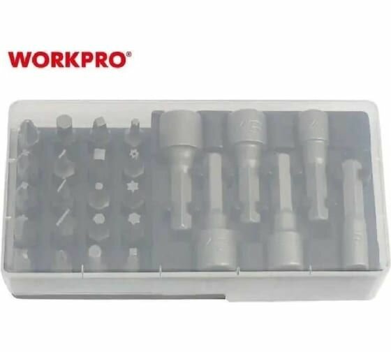 Отвертка наборная WorkPro 29предм WP221052 - фото №4