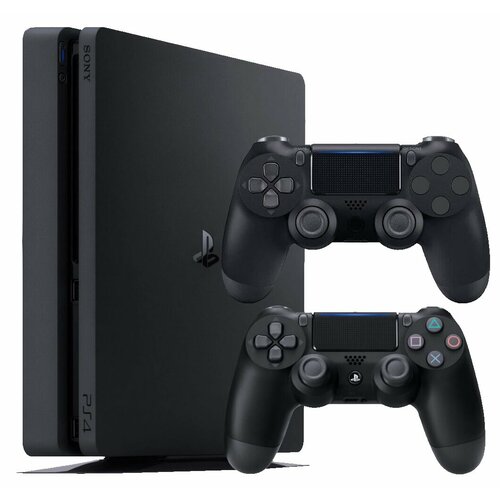 Игровая приставка Sony PlayStation 4 Slim 500 ГБ HDD чёрная 46164₽
