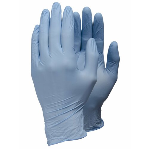 Перчатки TEGERA 84301, одноразовые, нитрил, текстурированные, неопудренные (200 шт), размер 7