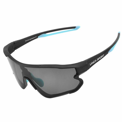 Солнцезащитные очки Vinca Sport, синий, серый солнцезащитные очки nano sport nsp 120452 серый синий