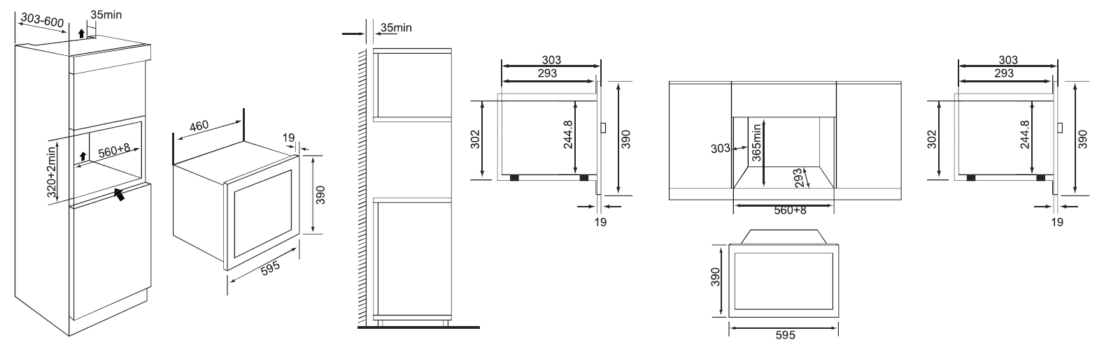 Встраиваемая микроволновая печь Weissgauff HMT-206 Compact - фотография № 16