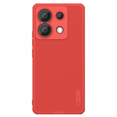 Накладка Nillkin Frosted Shield Pro пластиковая для Xiaomi Redmi Note 13 Pro 5G / Poco X6 5G Red (красная)