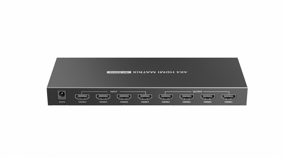 LENKENG LKV424 матричный коммутатор 4x4 HDMI, 4K, HDMI 2.0, EDID, RS232