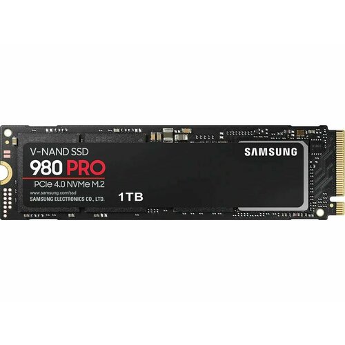 Samsung Накопитель SSD PCIe 40 x4 1TB MZ-V8P1T0B AM 980 PRO M2 2280 1928500₽