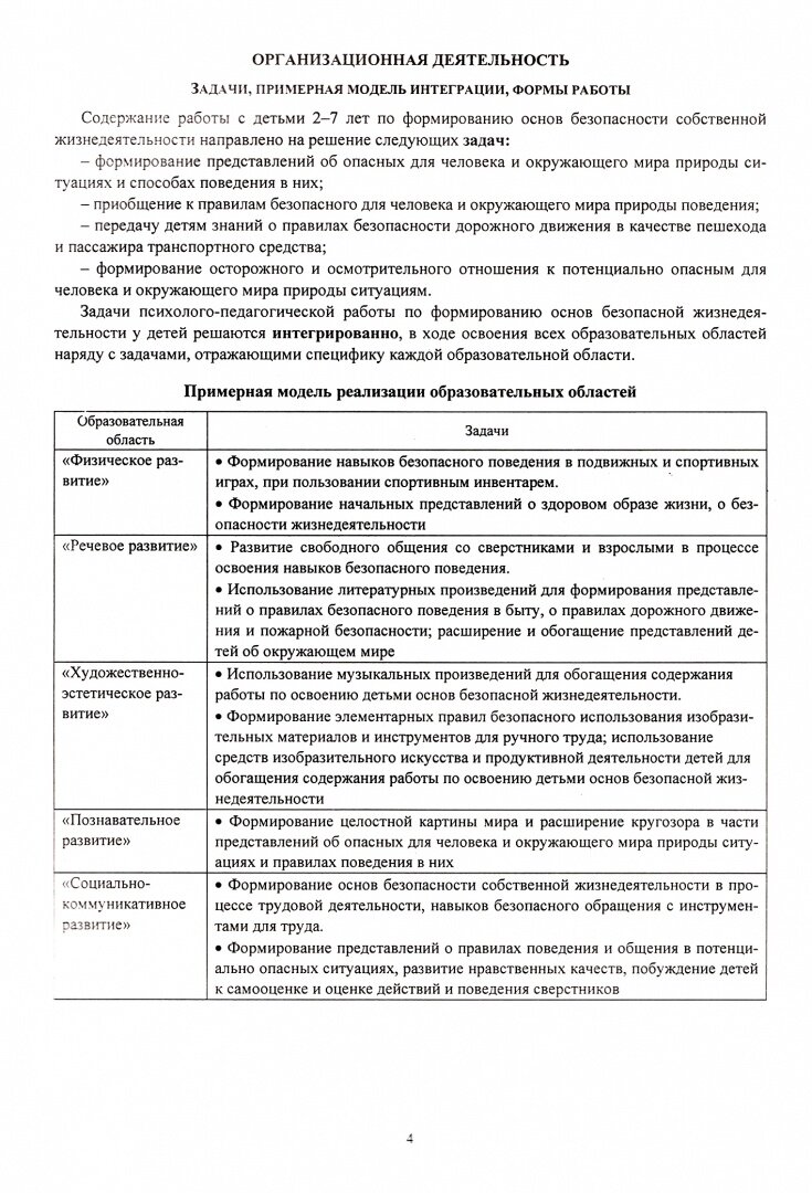 Организация освоения образовательной области "Безопасность" с детьми 2-7 лет. - фото №4