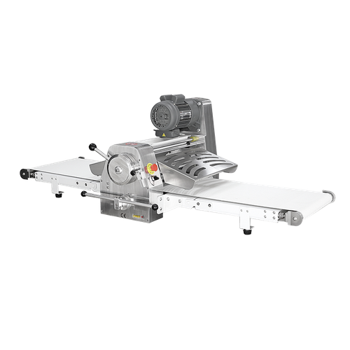 Тестораскатка для слоенного теста Crazy Pan CP-TDS380B, 0.55 кВт, 380В, размеры 1780x810x640мм, толщина теста 0.5-38 мм, макс. ширина теста 360 мм