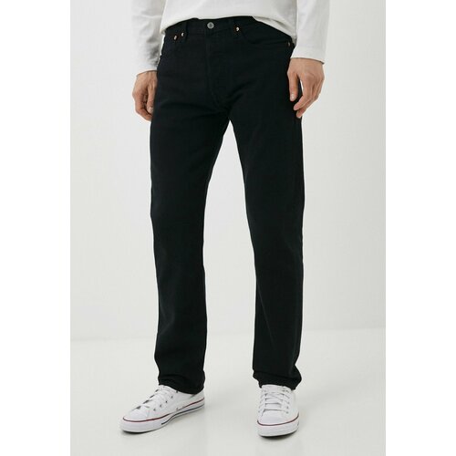 Джинсы зауженные Levi's, размер W44/L34, черный
