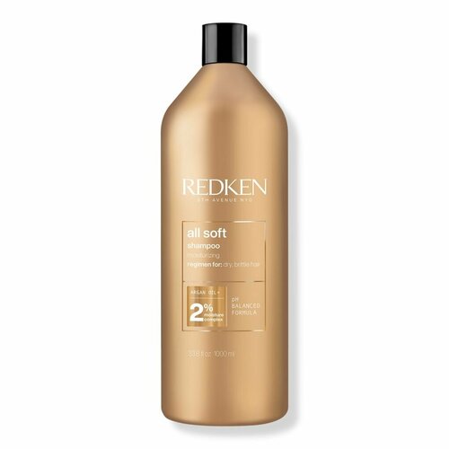 Redken ALL SOFT SHAMPOO Шампунь с аргановым маслом 1000 мл