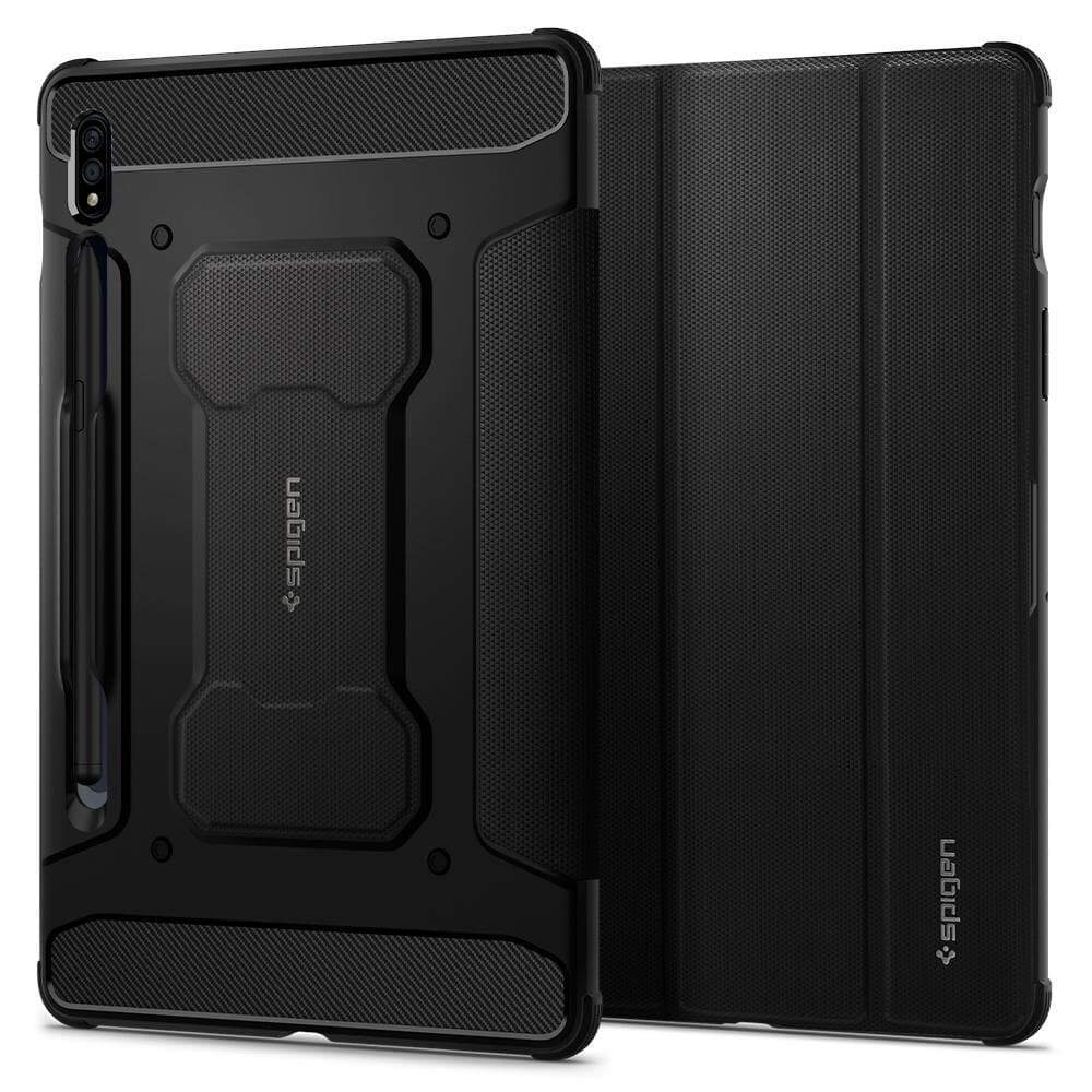 Чехол SPIGEN для Galaxy Tab S7 - Rugged Armor Pro - Черный - ACS01604