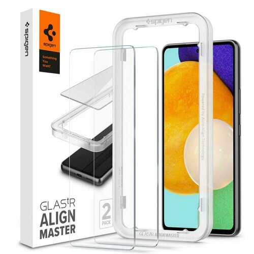 Защитное стекло SPIGEN для Galaxy A53 5G - AlignMaster GLAS.tR - Прозрачный - 2 шт - AGL04306