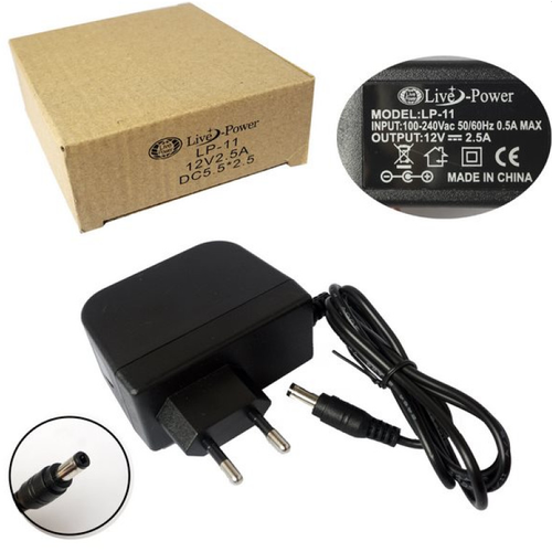 Блок питания Live-Power LP-11 12 В25 А разъём 5525 57600₽