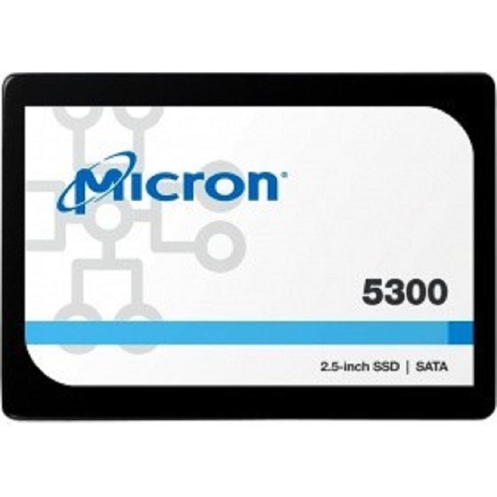 Твердотельный накопитель Micron 5300 MAX 960 ГБ SATA MTFDDAK960TDT-1AW1ZABYY Crucial - фото №7