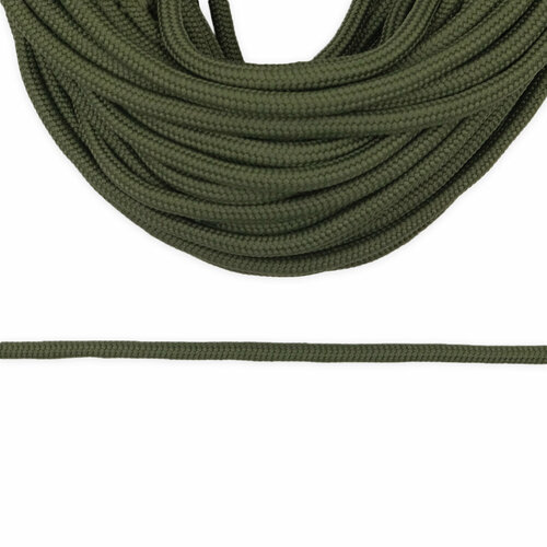 С1424Г7 Шнур плетеный 5,3мм*30м (оливковый), 30 м