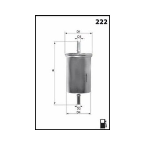 Топливный фильтр mecafilter ELE6013 1шт