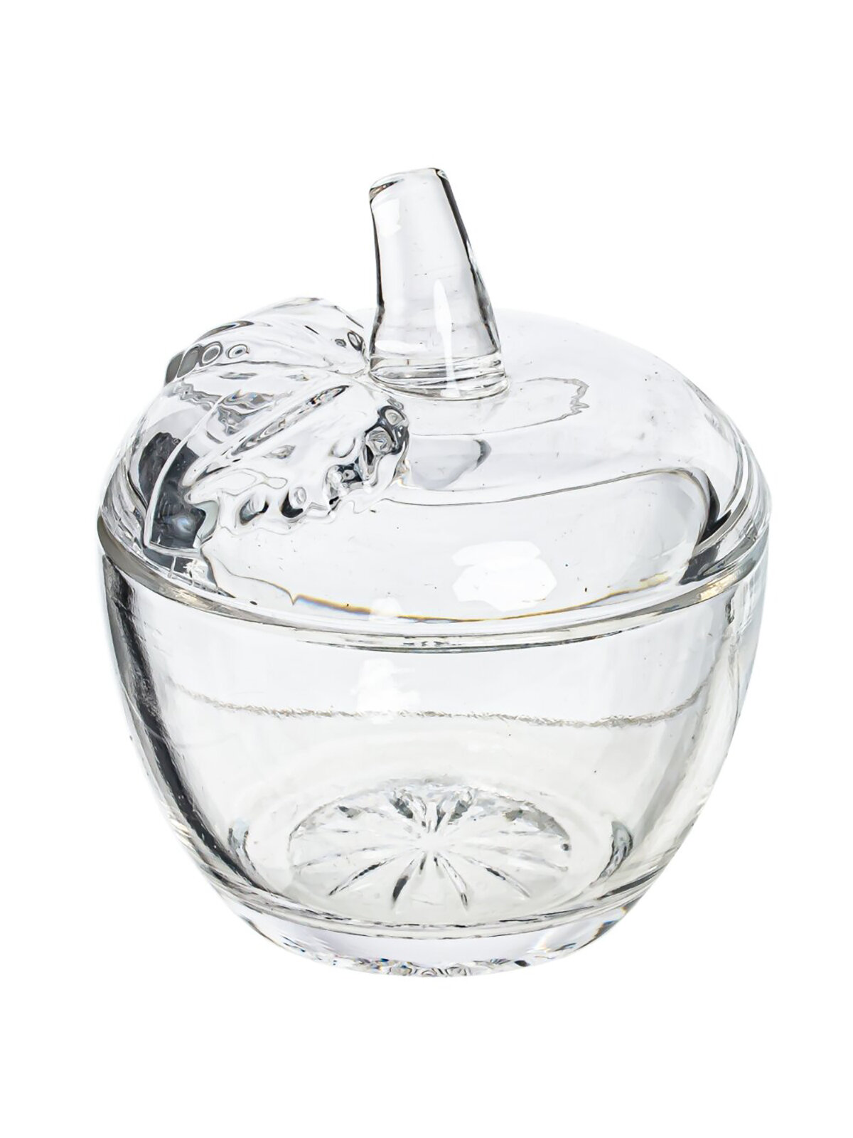 фото Конфетница с крышкой Remecoclub, стеклянная, 180 мл