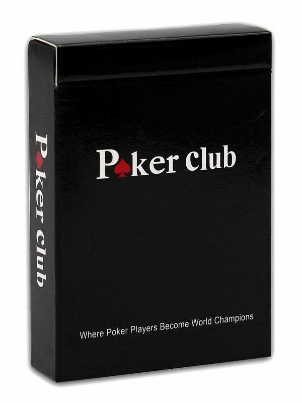 Карты игральные пластиковые Покер (54 шт), красная рубашка ИН-9121
