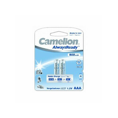 [Аккумулятор] Camelion AAA- 900mAh Ni-Mh Always Ready BL-2 (NH-AAA900ARBP2, аккумулятор, 1.2В)