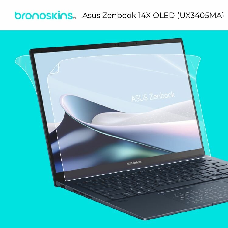 Защитная пленка на верхнюю крышку Asus Zenbook 14X OLED (UX3405MA) (Глянцевая)