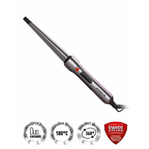 Плойка Polaris PHS 2513K Global для завивки волос, серебристый — купить, цена, характеристики