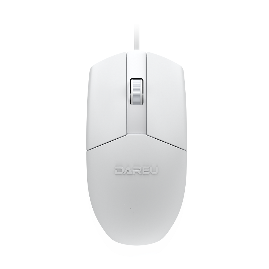 Мышь проводная Dareu LM103 White 1,8м