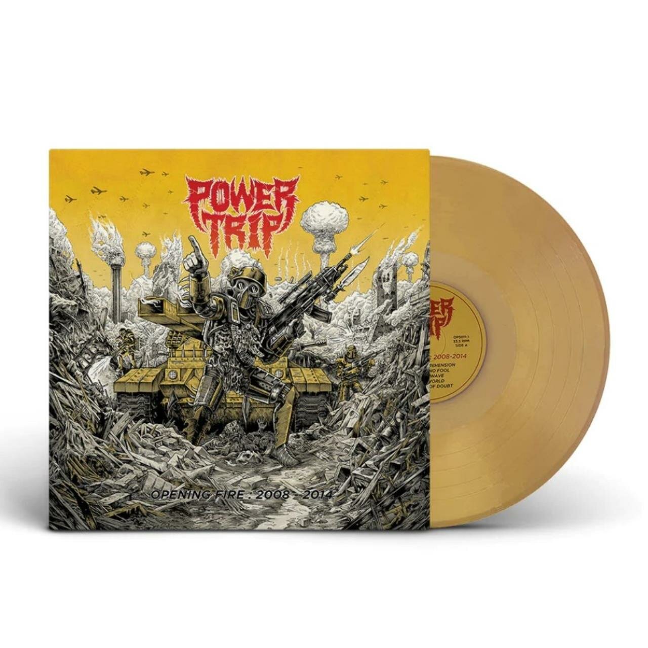 Виниловая пластинка Power Trip - Opening Fire: 2008-2014 (Mustard Yellow)