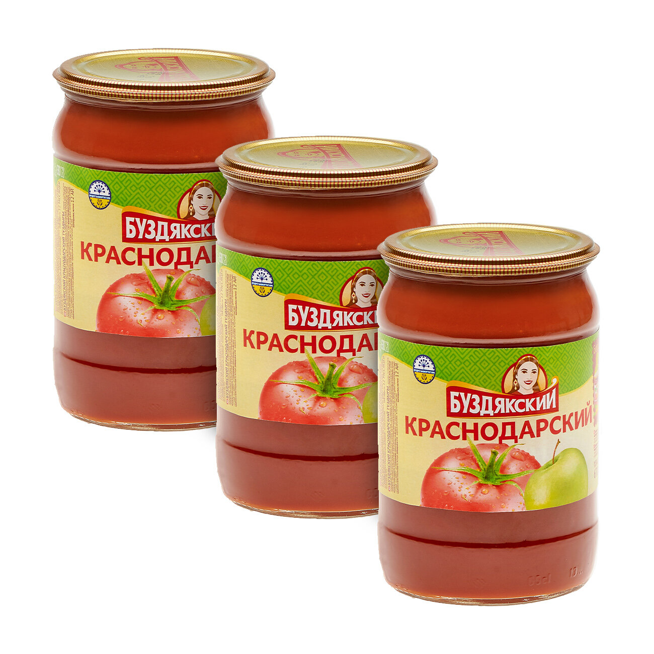 Соус томатный Буздякский Краснодарский, 670г х 3шт