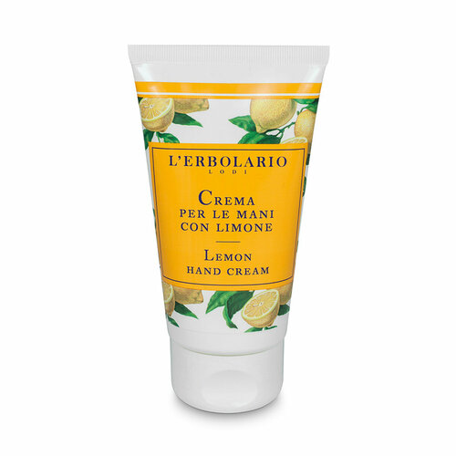 LERBOLARIO Крем для рук увлажняющий Lemon Hand Cream, 75мл