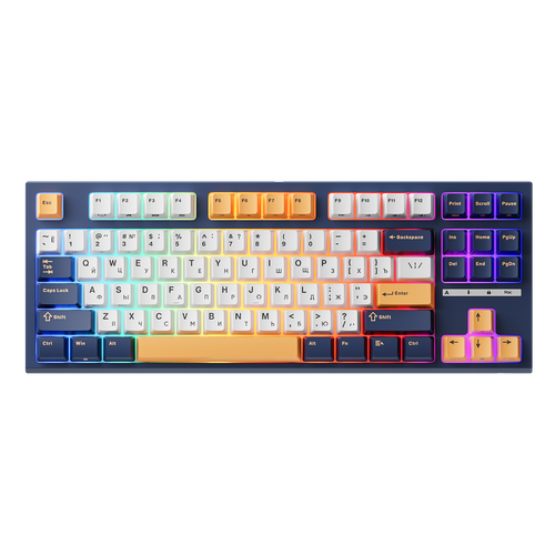 Клавиатура Royal Kludge RK-R87 синий 505000₽