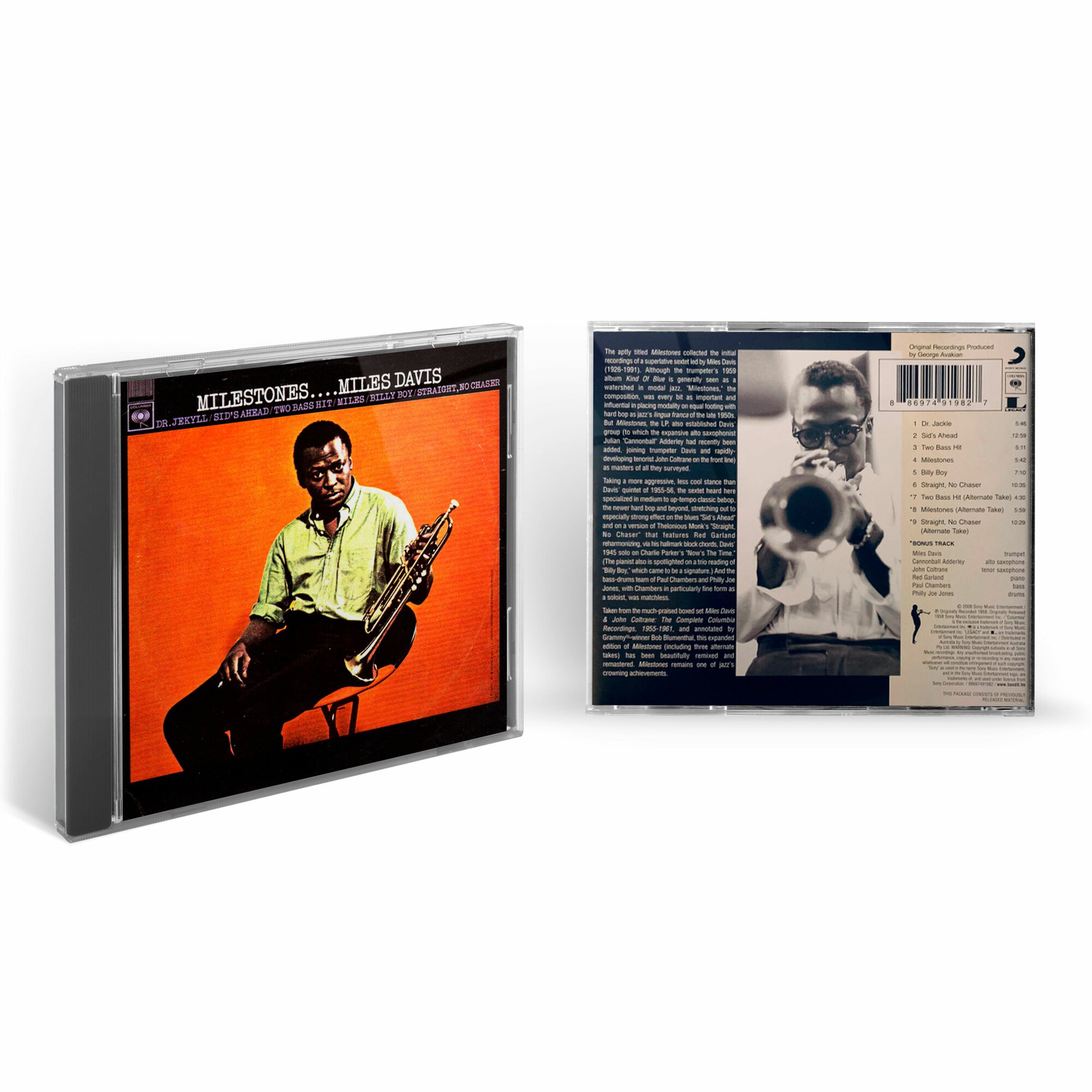 Miles Davis - Milestones (1CD) 2009 Columbia Jewel Аудио диск