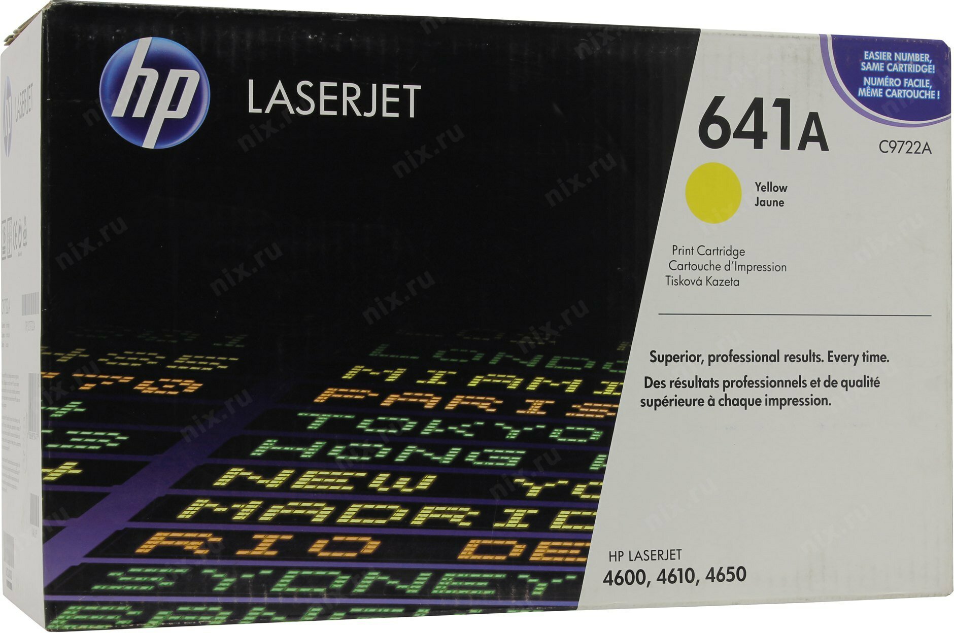 Картридж HP C9722A для лазерного принтера / HP 641A / Желтый