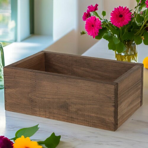 Ящик деревянный декоративный для хранения 25x14xH9см 450₽