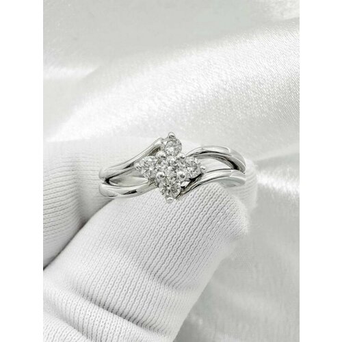 Кольцо, золото, 585 проба, размер 16.8