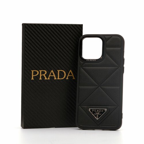 Чехол для iPhone 14 Pro Max, Prada, черный