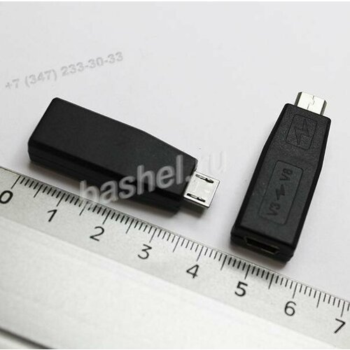 Переходник USB mini A(F) - micro USB A 5P(M) переходник usb mini a f micro usb a 5p m