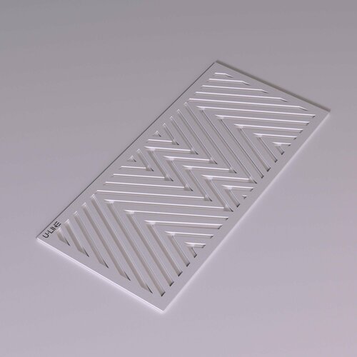 Магнитная вентиляционная решётка U-Line Vic White 125х265 мм (внутренний 105x245 мм)