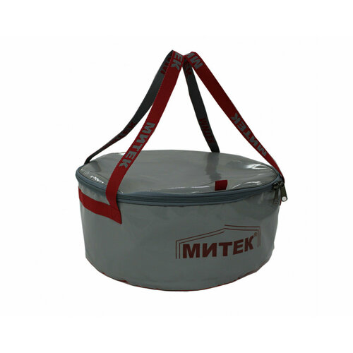 Ведро Митек с крышкой D 50см H-20см серый 2392₽