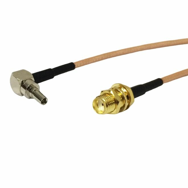 Адаптер для модема (пигтейл) CRC9-SMA(female) кабель RG316 25см.