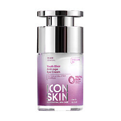 Icon Skin - Омолаживающий крем для глаз с пептидами и стволовыми клетками Youth Elixir 15 мл - фото №6
