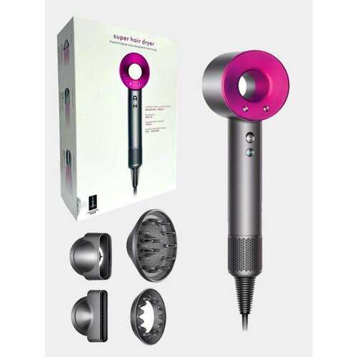 Профессиональный фен для укладки и сушки волос 5 насадок 289700₽