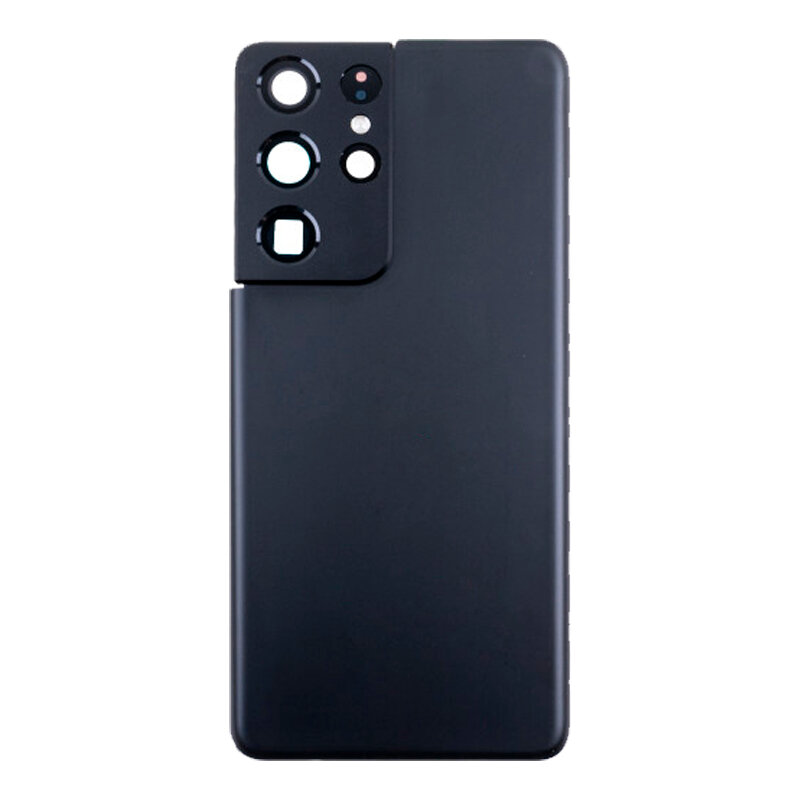 Задняя крышка для Samsung Galaxy S21Ultra Черный - Премиумм