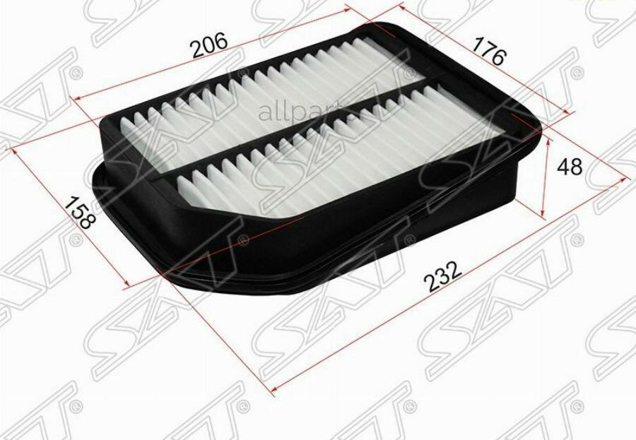 SAT ST-13780-65J00 Фильтр воздушный SUZUKI GRAND VITARA 05- 1.6, 2.0