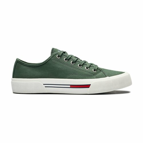 фото Кеды tommy jeans tommy jeans c, размер t40, зеленый