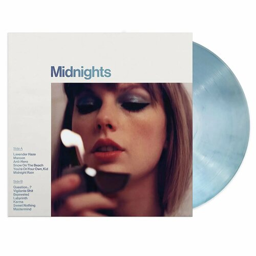 TAYLOR SWIFT - MIDNIGHTS (LP moonstone blue) виниловая пластинка виниловая пластинка taylor swift midnights lp синий винил