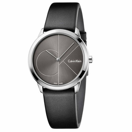 фото Наручные часы calvin klein minimal k3m221c3, серебряный, черный