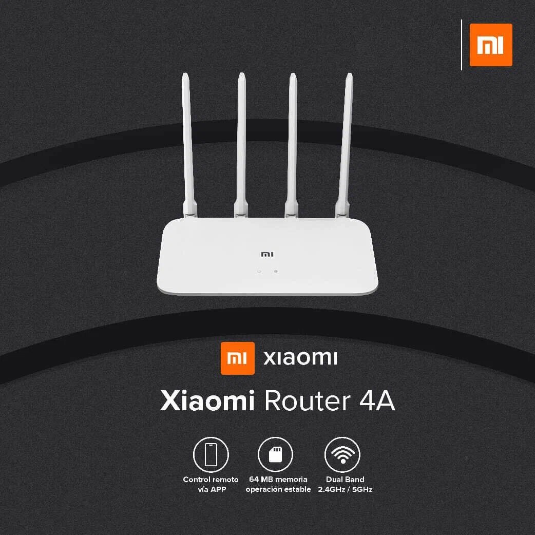 Bluetooth+Wi-Fi роутер Xiaomi Mi Wi-Fi Router 4A Gigabit Edition CN, белый