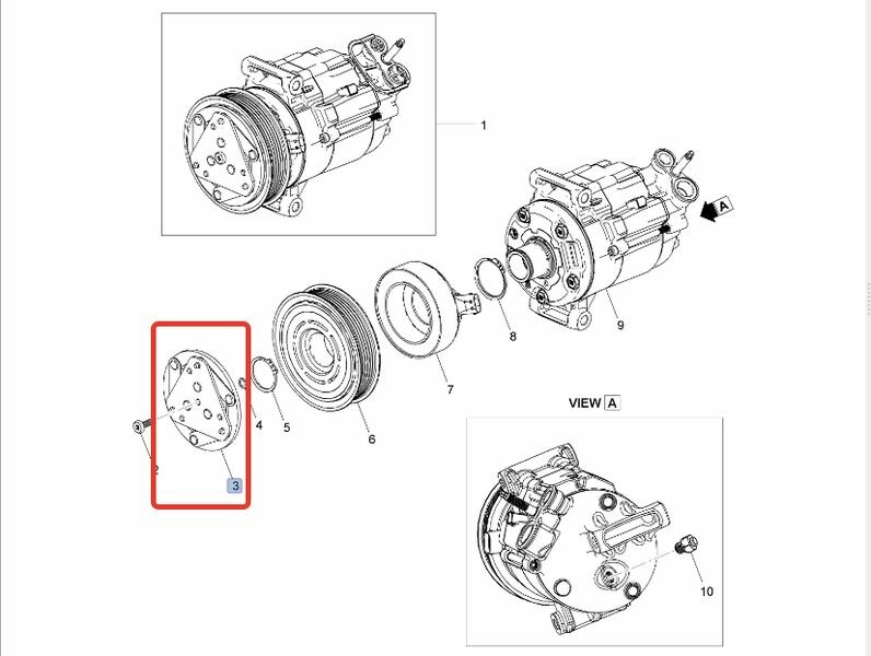 GENERAL MOTORS 93745984 Электромагнитная муфта компрессора кондиционера [ORG]