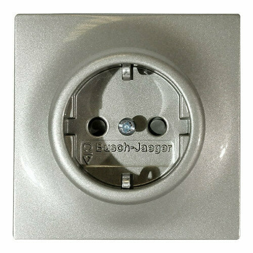 Розетка ABB IMPULS скрытый монтаж с заземлением шампань-металлик 2CKA002011A3791 1428₽