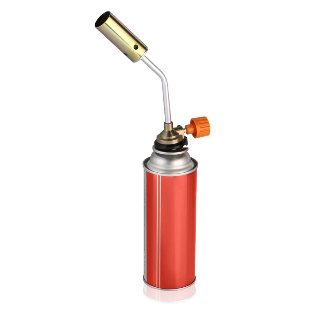 Горелка газовая на цанговый баллон, ручной поджиг, 20x6,8x4 СМ (AGT-01)