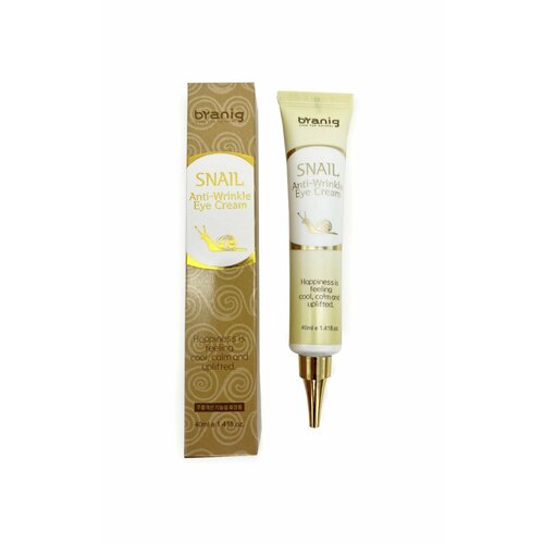 BRANIG крем для век snail anti-wrinkle eye cream улитка 40МЛ 700₽