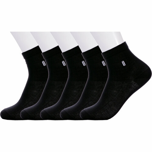 Носки LorenzLine 5 пар, размер 20-22, черный носки lorenzline 5 пар размер 20 22 серый